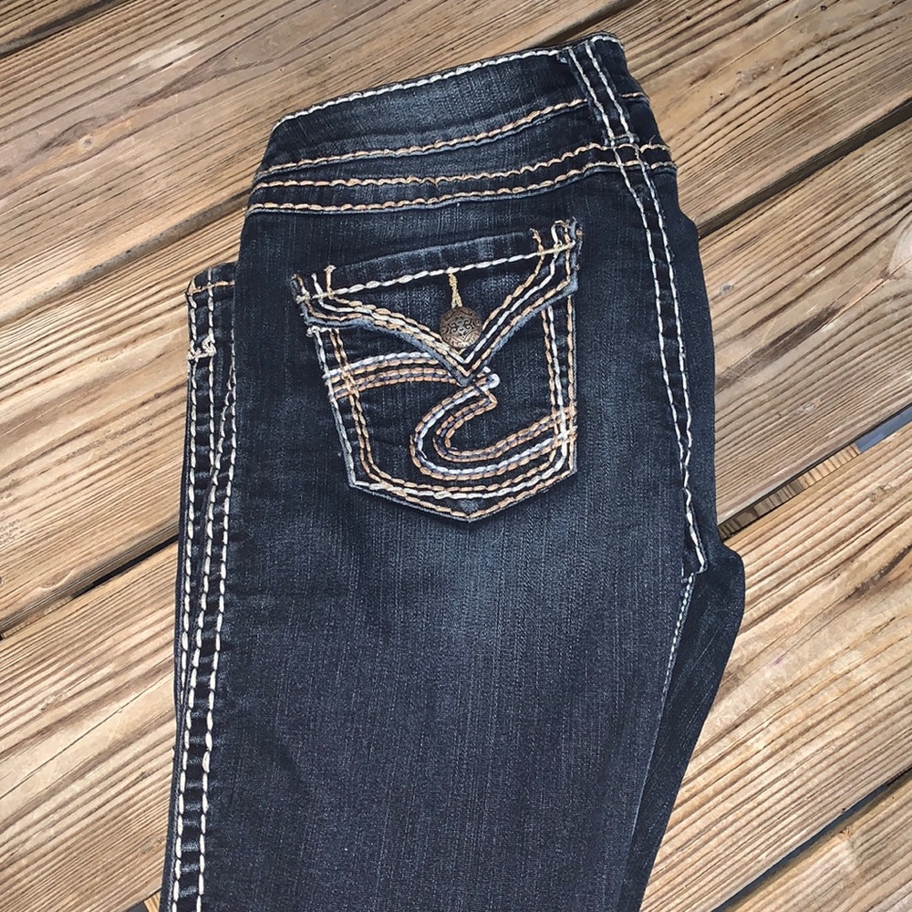 Silver Bootcut Jeans